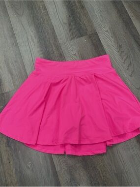 Source Unknown Bright Pink Athletic Mini Skirt